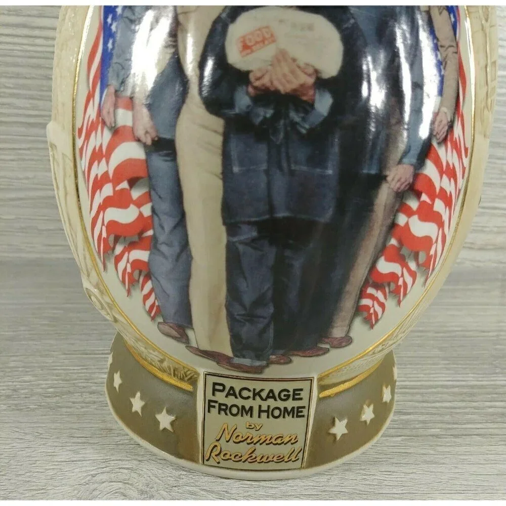 Miller Package Home By Norman Rockwell Collection Multicolor Textured Mug Stein